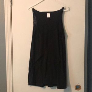 Black swim cover dress